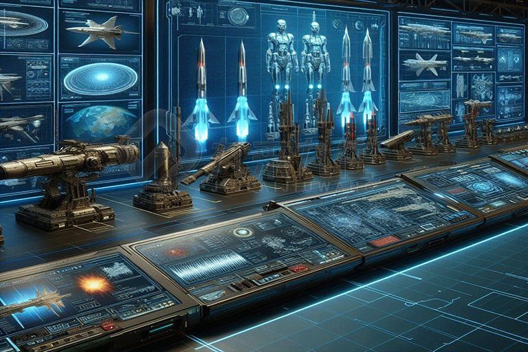 區(qū)人武部國(guó)防教育基地設(shè)計(jì)效果圖，高科技國(guó)防教育館方案，多媒體國(guó)防教育展廳設(shè)計(jì)公司